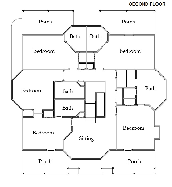 Floor Plan for Room 4 Sandpiper